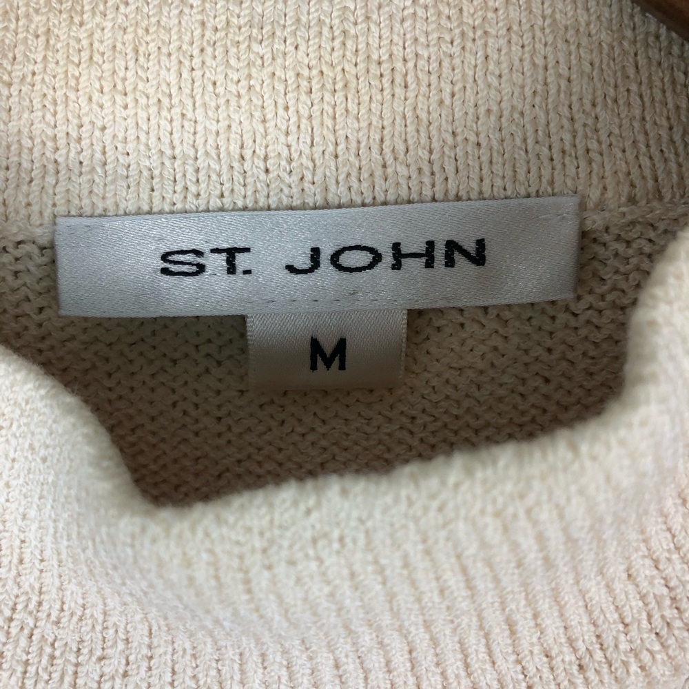 ST JOHN Sleeveless Tank Sweater and Cardigan Set - Picture 15 of 16